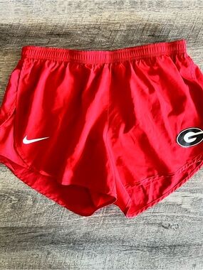 Nike Women’s Red Georgia UGA Athletic Running Shorts